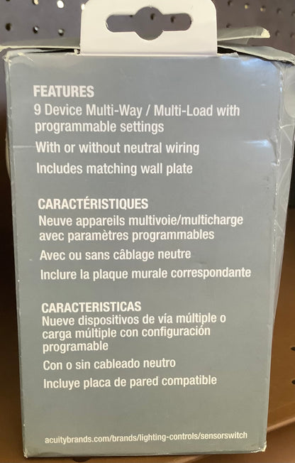 Sensor Switch Contractor Select SPODMRA
Multi-Location LED 0-10V Decorator Light