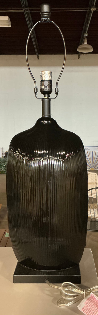 A&B Home Bottle Table Lamp in Black - No Shade - Out of Box - FOR PICKUP ONLY