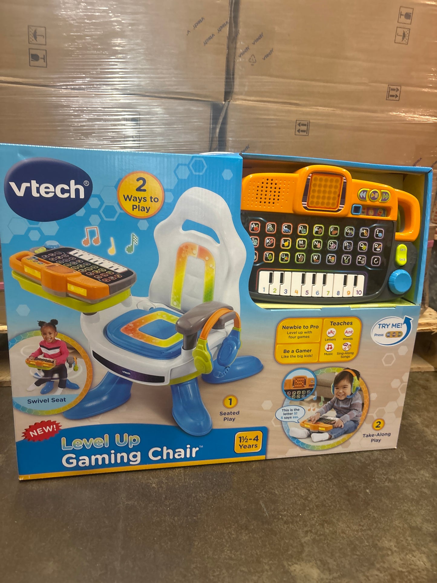 VTech Level Up Gaming Chair - New in box