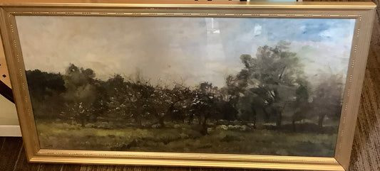 THRIFTY 70-16"x30" Panoramic Landscape Framed Wall