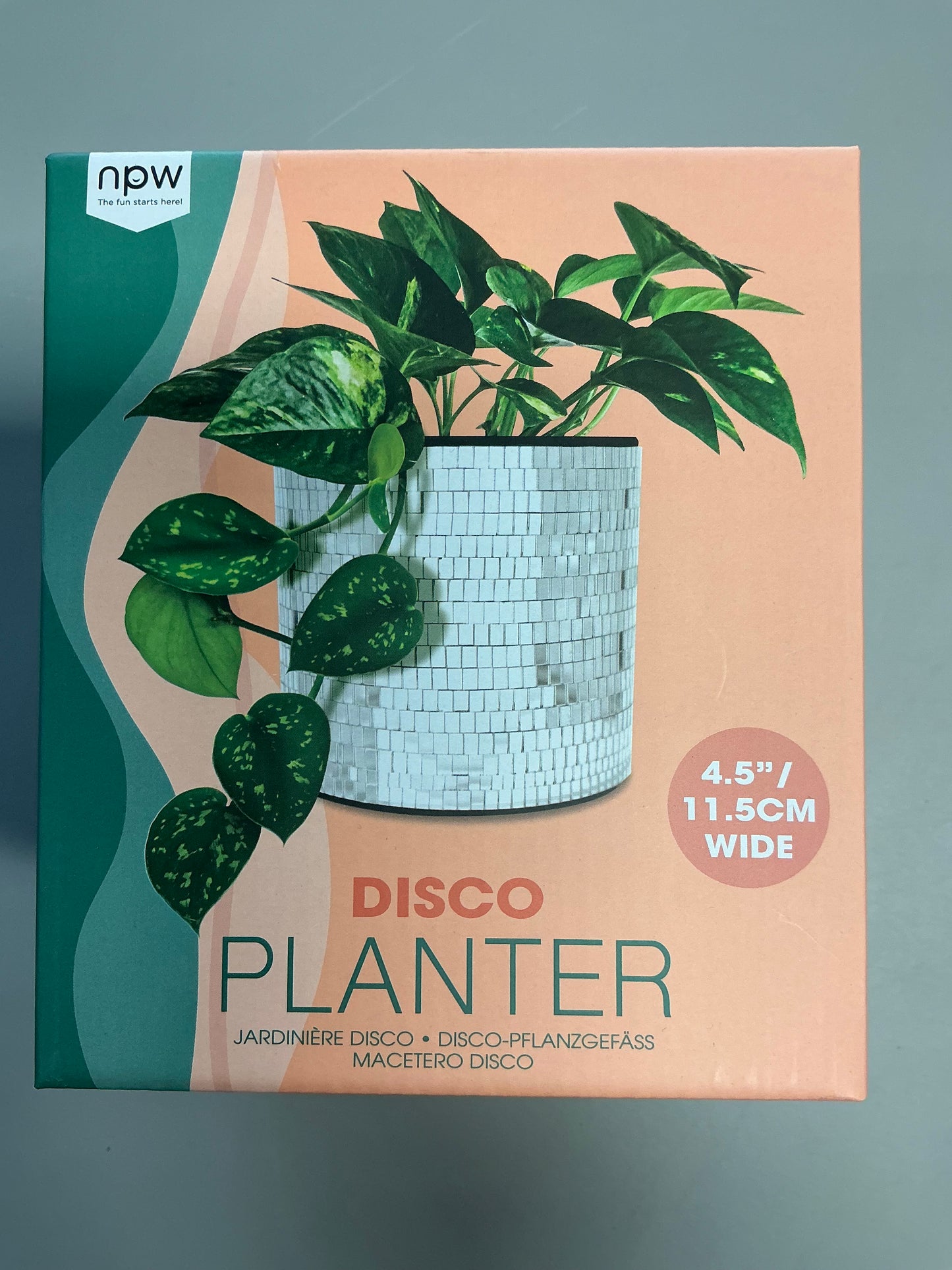 NPW - Magnetic Disco Planter - 4.5” wide
