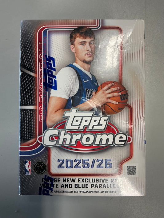 2025-2026 Topps Chrome Basketball Blaster Box - Sealed