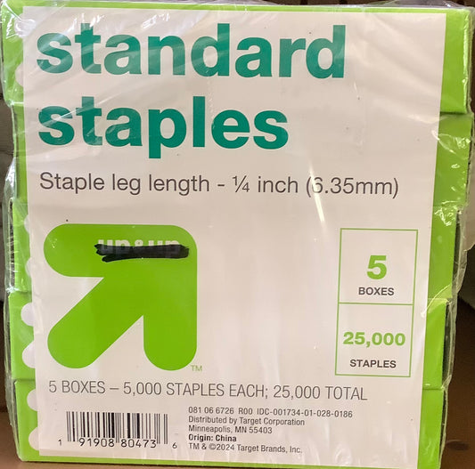 5-Boxes Standard Staples