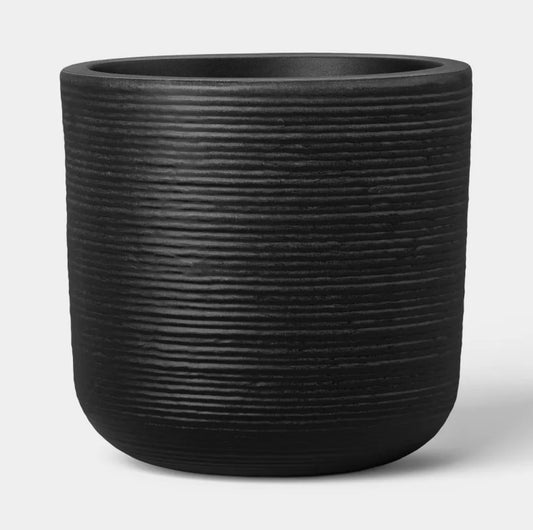 Fluted Outdoor Planters - Assorted Sizes - Minor Cosmetic Damage (see pictures) - FOR PICKUP ONLY