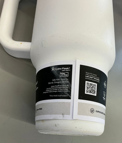 Hydro Flask 32 oz all around travel tumbler stainless steel - Minor Cosmetic Damage - MISSING STRAW (see pictures)