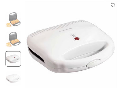 THRIFTY 70 - Proctor Silex Sandwich Maker in White -  Open Box - USED (See Pictures)- FINAL SALE- NO RETURNS - AS IS