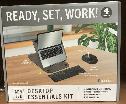 Gen Tek 4 Piece Desktop Essentials Kit
