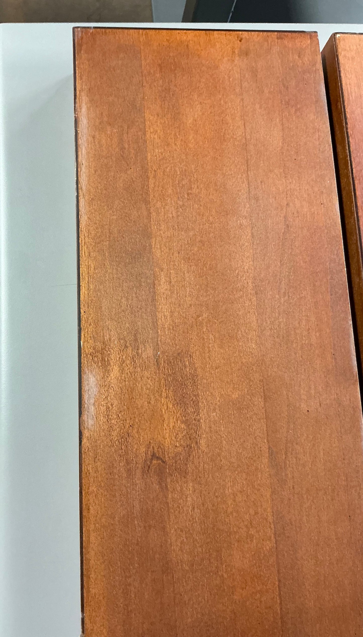 THRIFTY 70 - 24" Floating Dark Wood Shelf - Walnut Brown - Threshold™: Wall-Mounted, Open Shelving - Open Box - USED - NO HARDWARE INCLUDED (See Pictures)- FINAL SALE- NO RETURNS - AS IS