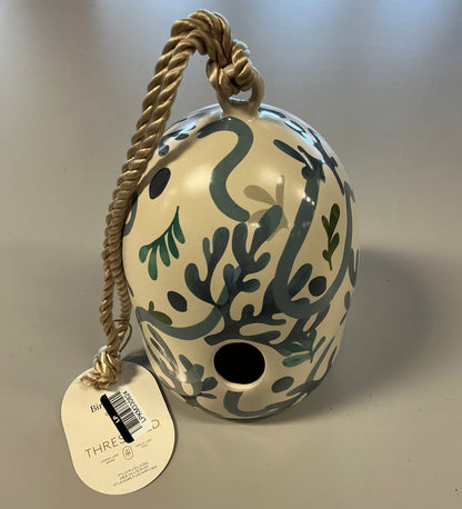 Ceramic Birdhouse - Threshold™ - Some Tape Residue from Shipping (see pictures) - FOR PICKUP ONLY