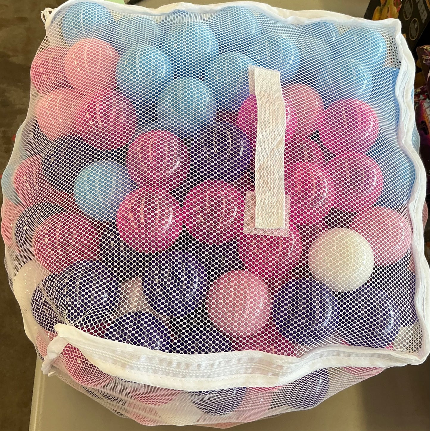 BalanceFrom Fitness 2.3 In Crush Proof Play Pit Balls w/ Storage Bag, PASTELS - NO COUNT