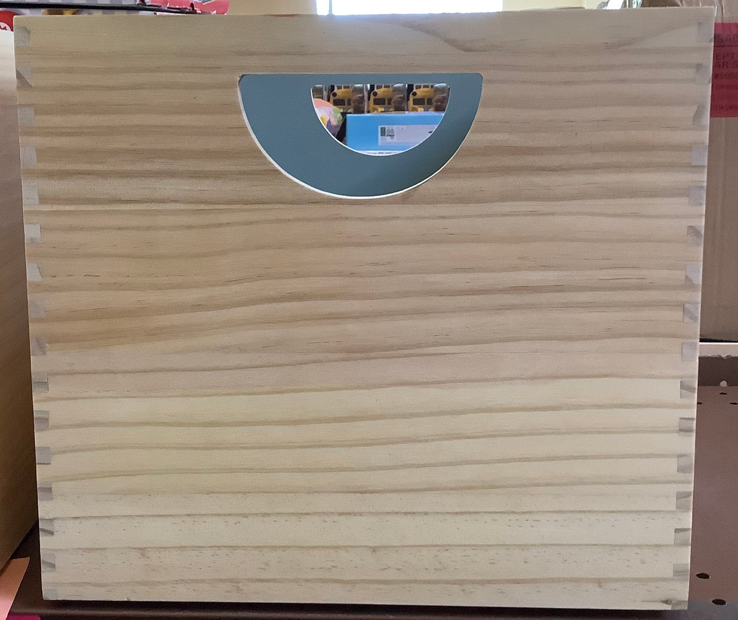 (Clearance) FINAL SALE Large Stackable Kids' Wood Bin