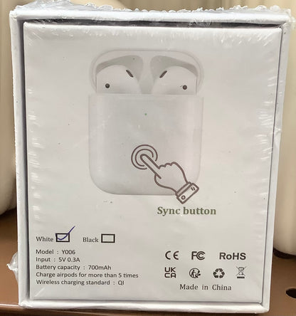 AirPods Charger Case
Replacement
Bluetooth
White