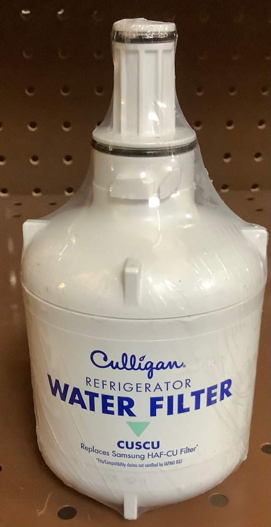 Culligan CUSCU Replacement Samsung (HAF-CU1) Refrigerator
Water Filter: Filters Odors, Lead, Chlorine, VOCs,