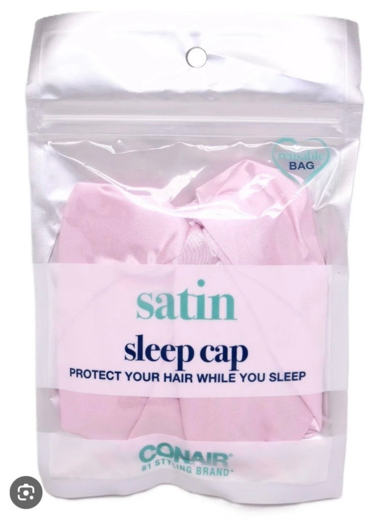CONAIR Satin Sleep Cap - Pink