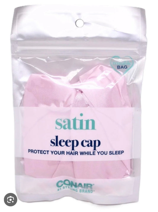 CONAIR - Satin Sleep Cap - Pink - 3 pack