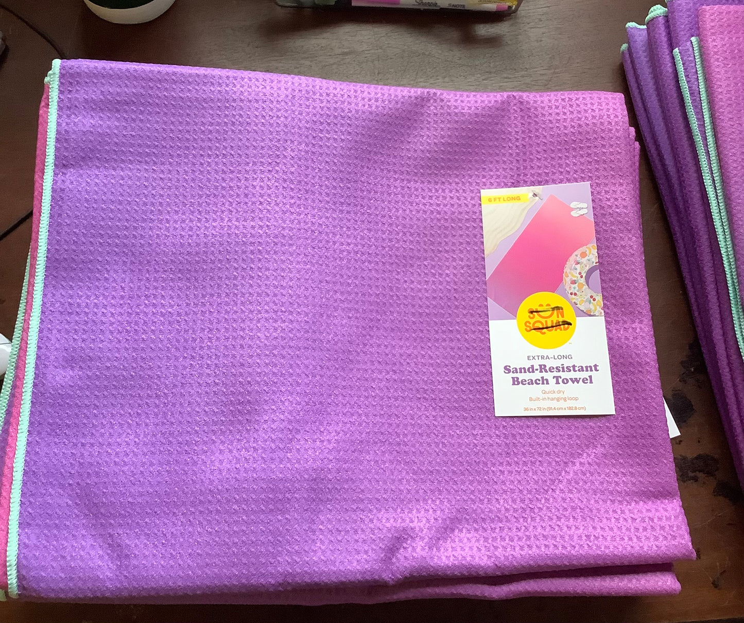 Pink Ombre XL Sand Resist Beach Towel