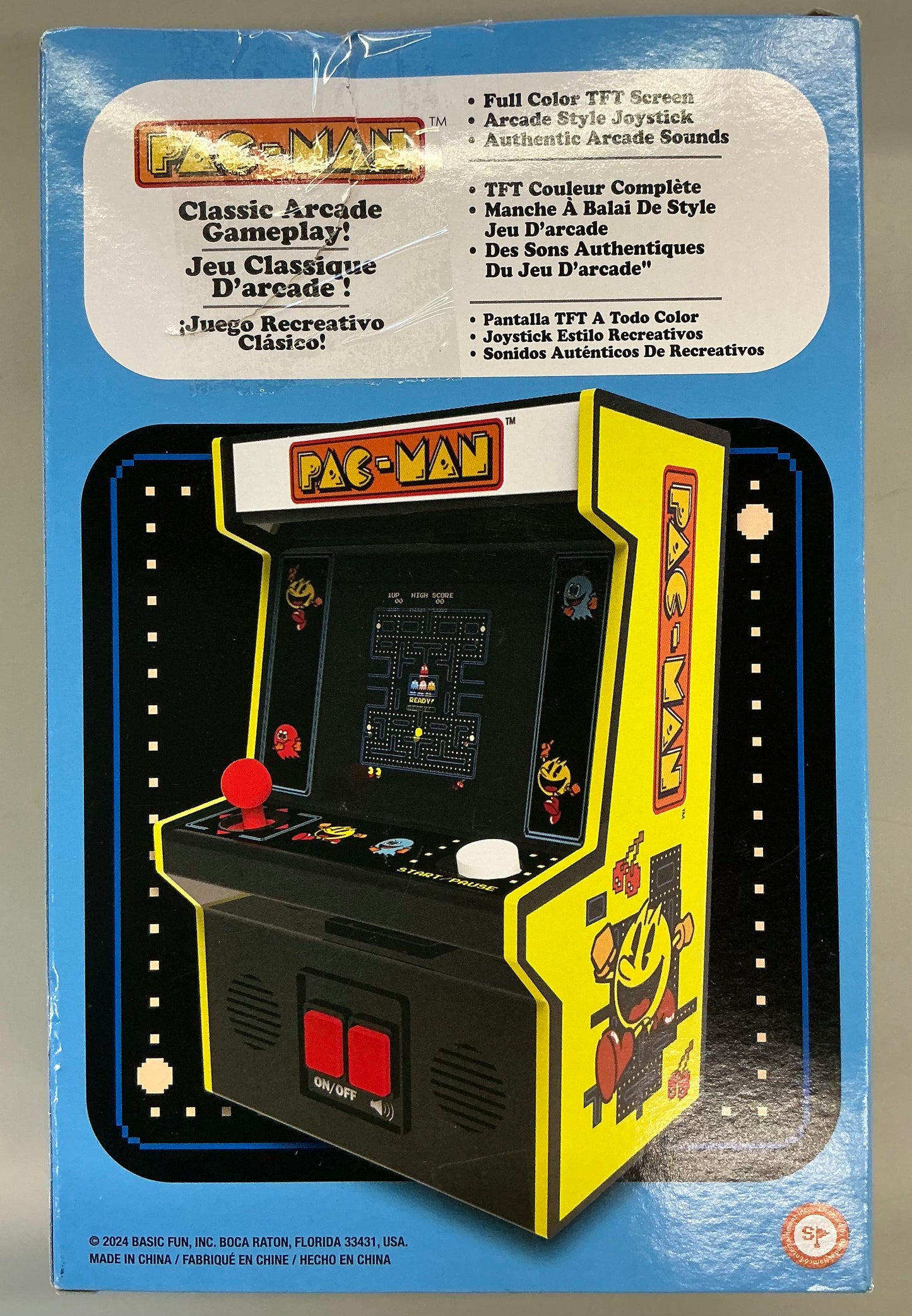 Pac-Man Arcade Classics Handheld Electronic Game - Open Box