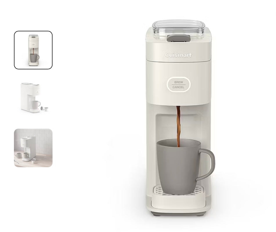 THRIFTY 70 - Cuisinart Soho Single Serve Coffeemaker - Open Box - USED (See Pictures)- FINAL SALE- NO RETURNS - AS IS