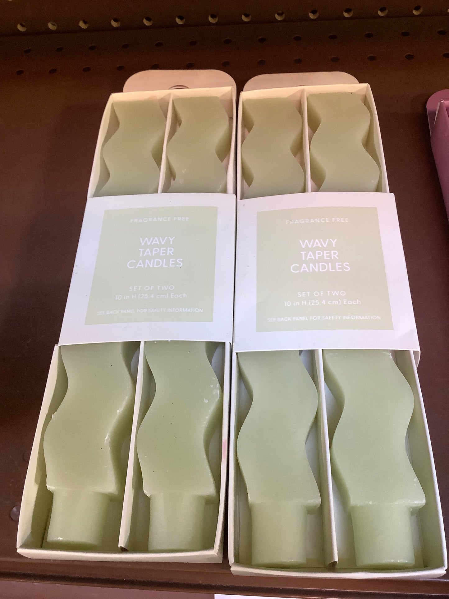 2-Pack Decorative Unscented Candles