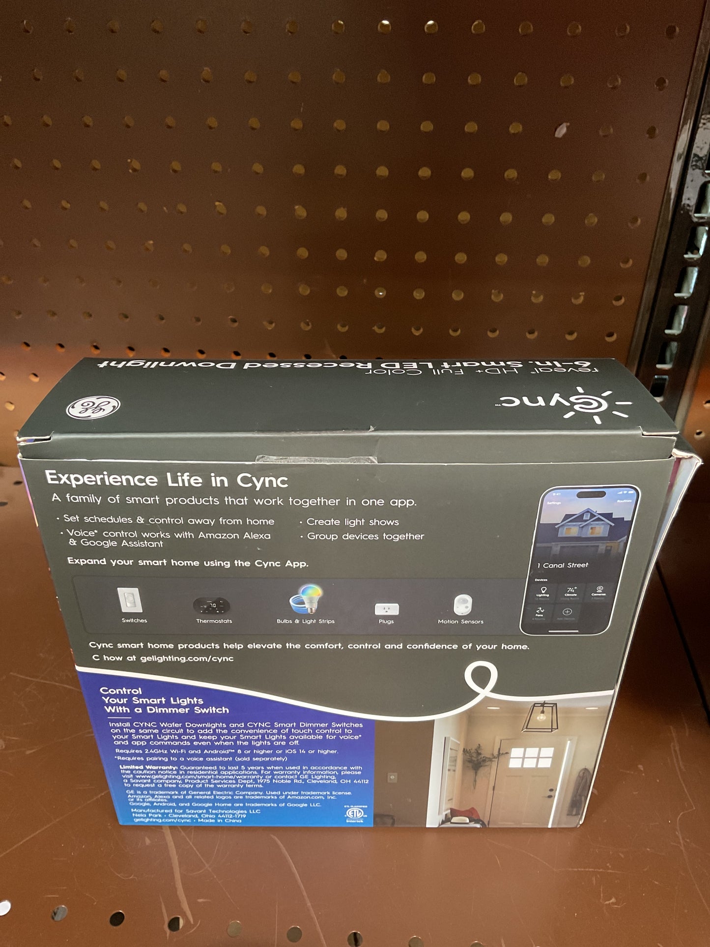 GE CYNC Smart LED Wafer Downlight Full Color