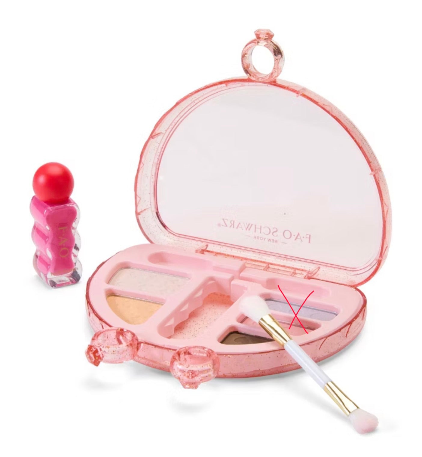 FAO Schwarz Shimmer & Shadow Set - MISSING EYESHADOWS (SEE PICTURES)