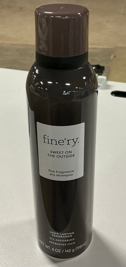 fine'ry. Sweet on the Outside Dry Shampoo Spray - 5oz: Aerosol Oil Control for All Hair Types