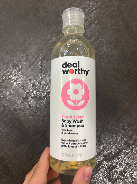 Floral Scented Baby Wash and Shampoo - 14 fl oz