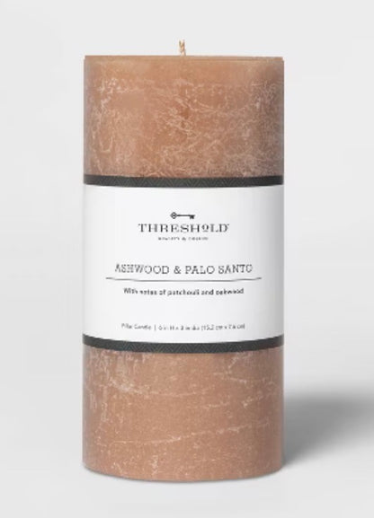 7” x 4” pillar scented candle - AS IS - SOME MINOR COSMETIC FLAWS(clearance)