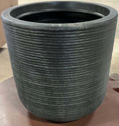 Fluted Outdoor Planters - Assorted Sizes - Minor Cosmetic Damage (see pictures) - FOR PICKUP ONLY