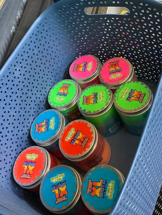 AMAZING SLIME! XL SPLITZ! NEON BRIGHTS!