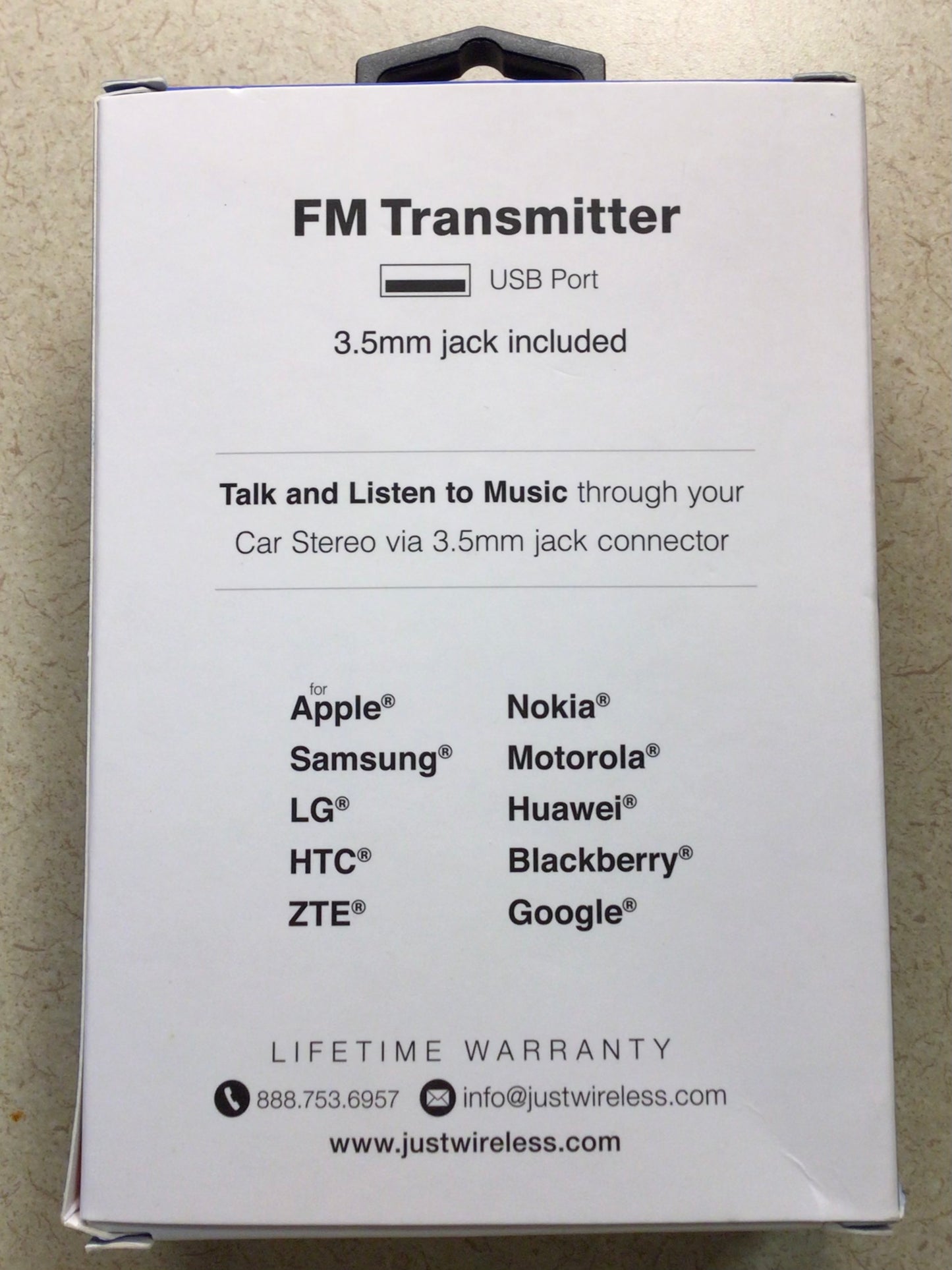 FM Transmitter USB Car Charger