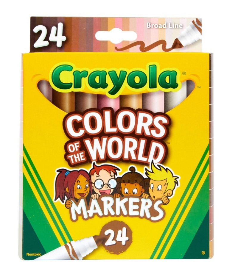 Crayola Colors of the World Broad Line Markers Skin Tone