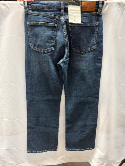 Womens Ralph Lauren High Rise Wide Straight - Size 8