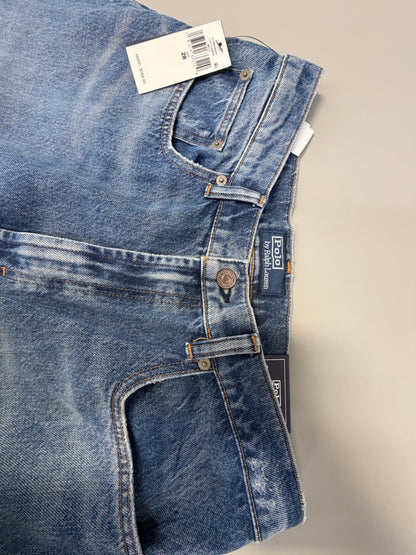 Womens Polo Ralph Lauren 1/15 Classic Relaxed Wide Leg Jeans - Size 28