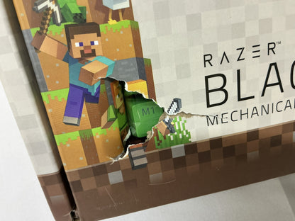 Razer BlackWidowV4 X Gaming Keyboard Green Switch - Minecraft Edition