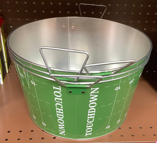 Football Metal Ice Bucket