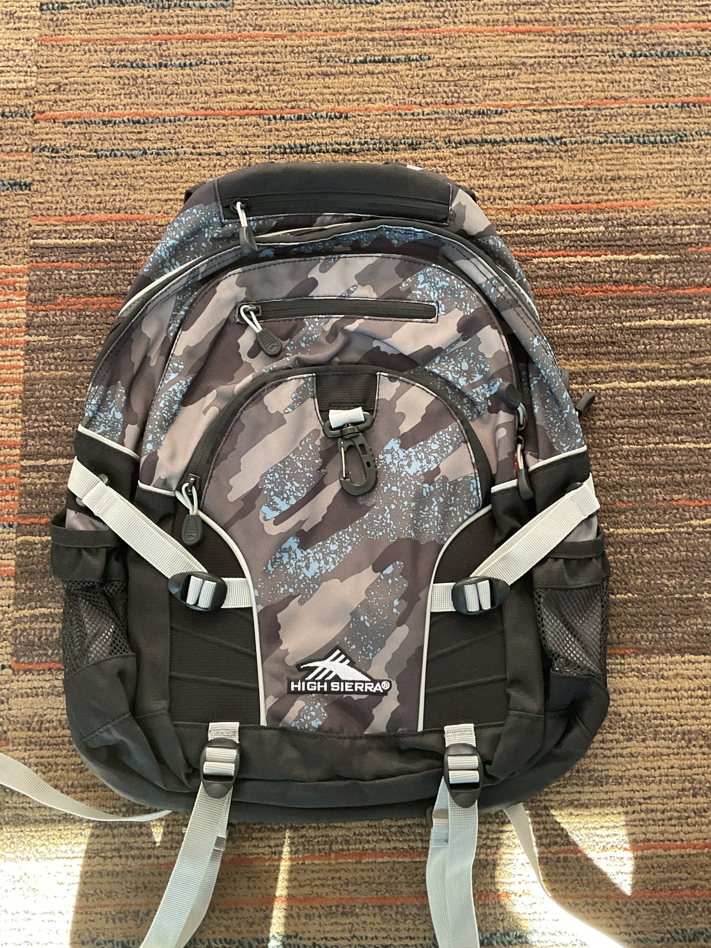 High Sierra Graffiti Gray Backpack