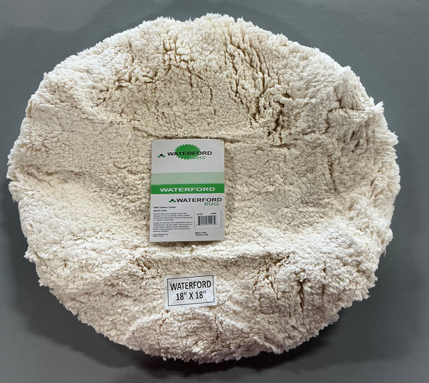 Home Weavers Inc Waterford Lid Cover - Ivory - Repacked