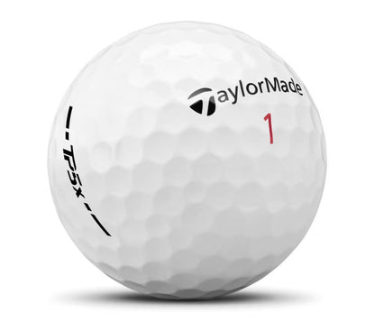 TaylorMade TP5X Golf Balls - 3-(White: Rubber Fill, Urethane Shell)