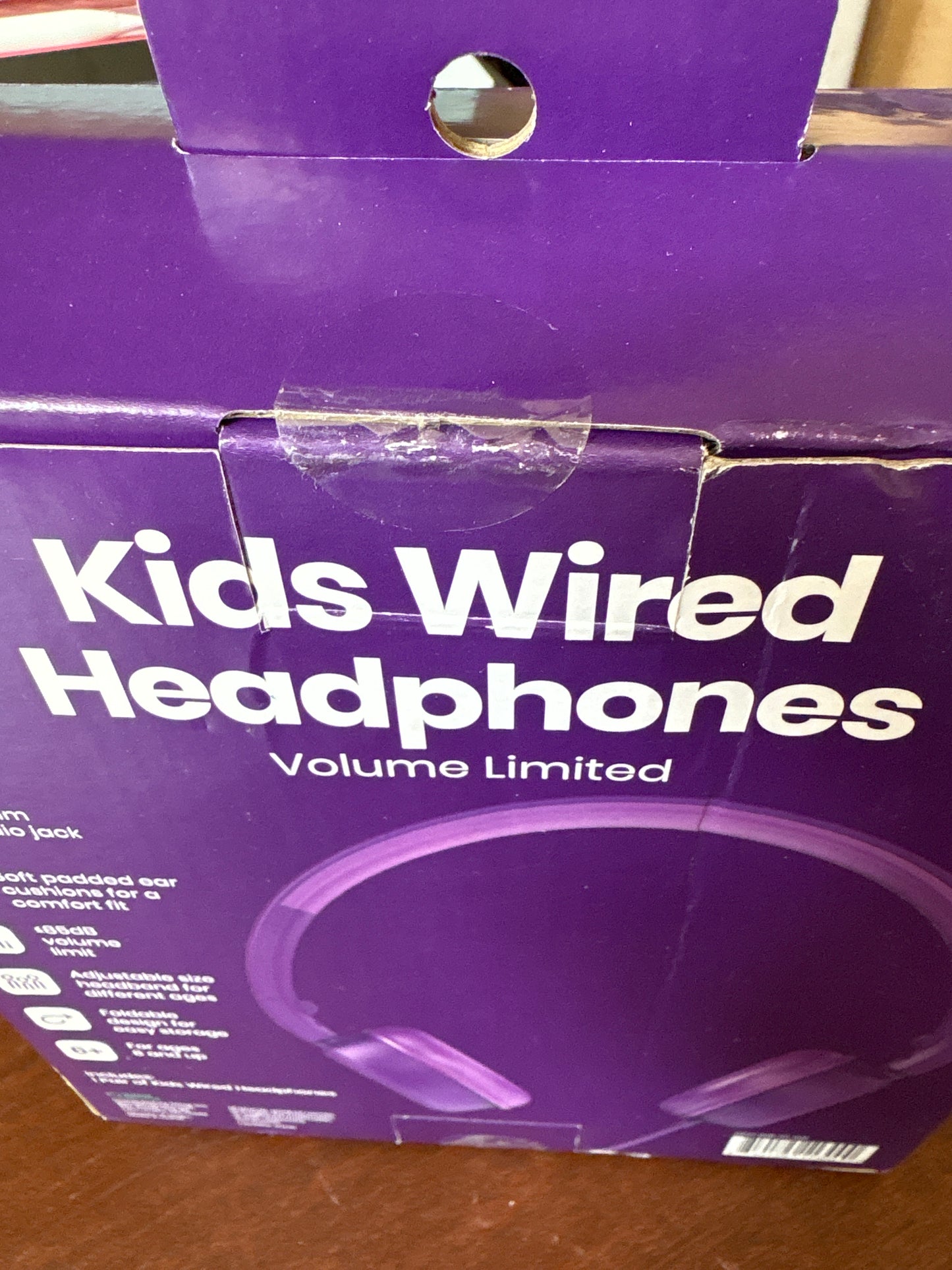 Gems Wired Headphones - Purple: On-Ear, 3.5mm Jack, Foldable Design