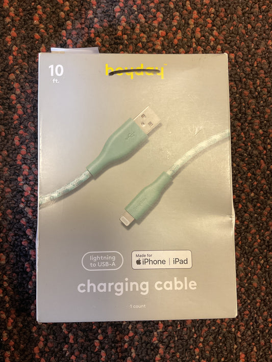 10ft Charging Cable Lightening to USB-A