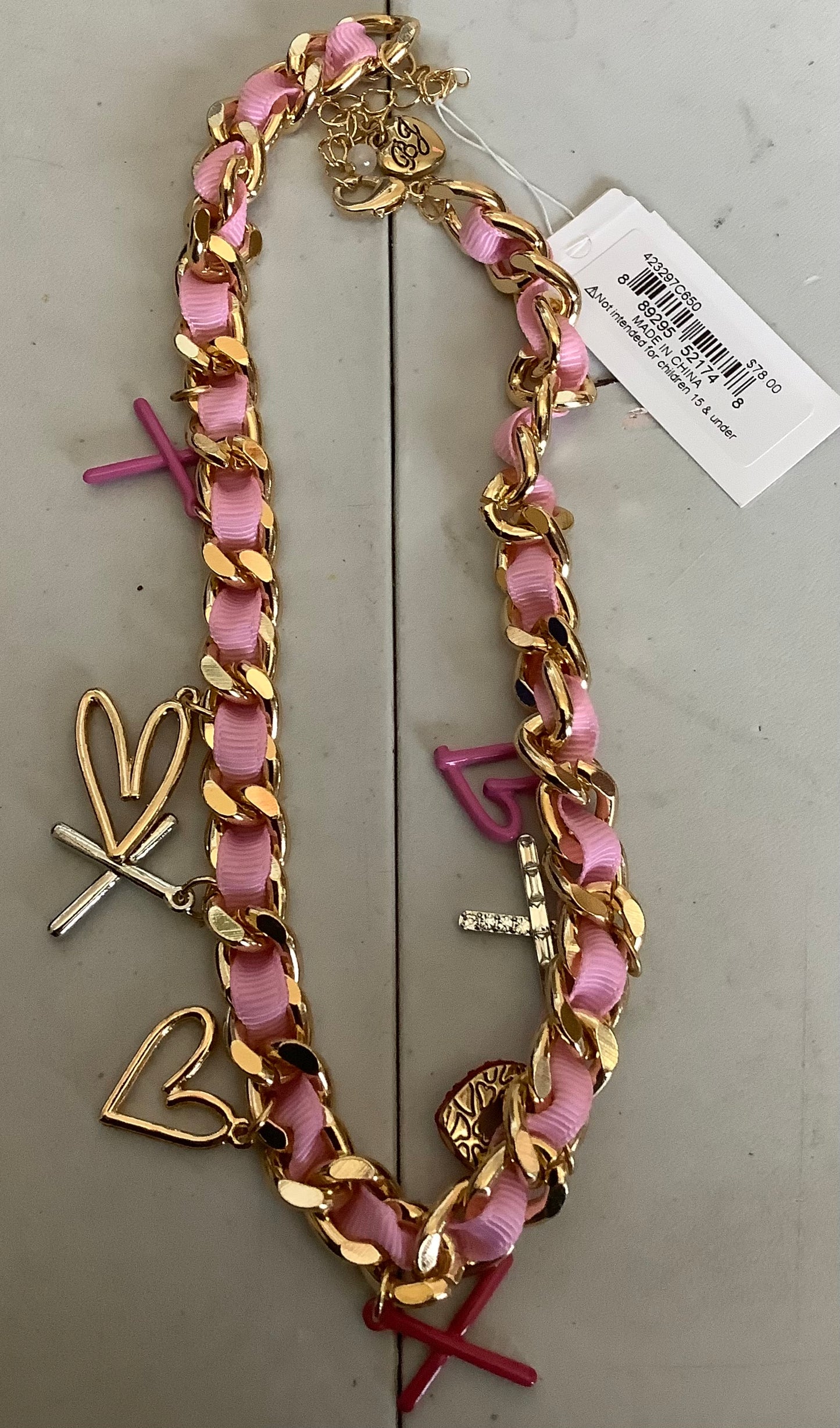 Betset Johnson Charm Necklace