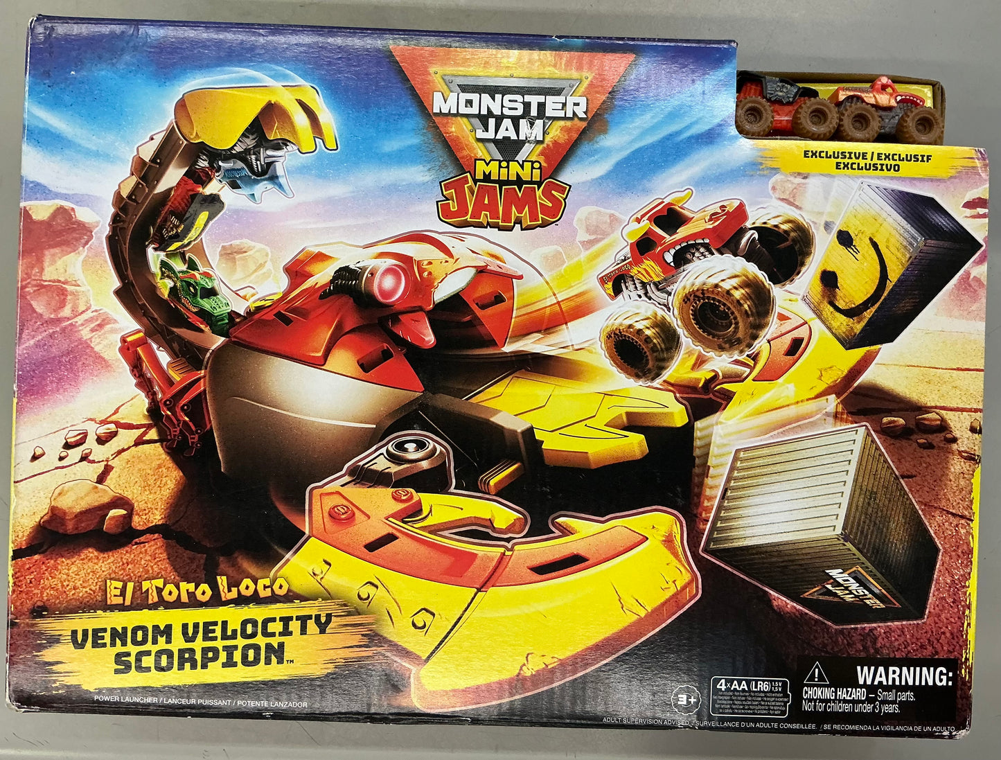 Monster Jam - Toro Loco Venom Velocity Scorpion Playset