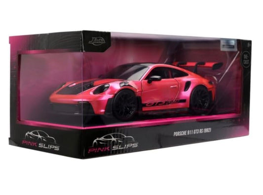 PINK SLIPS - PINK PORSCHE 911 GT-3 RS - DAMAGED BOX