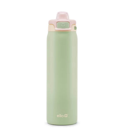 Ello Pop and Fill 22oz Stainless Steel Water Bottle - Minor Cosmetic Damage - May Be Missing Packaging (see pictures)