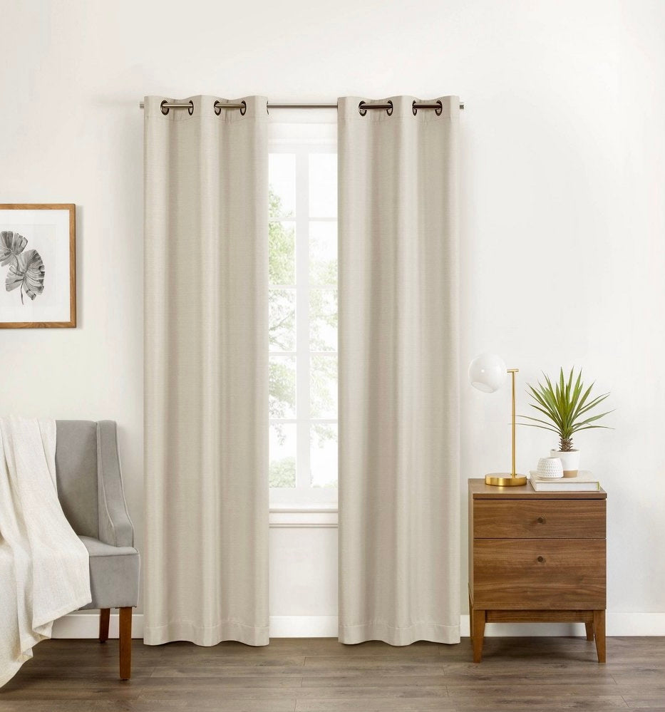 1pc 40"×95" Blackout Celeste Draft Stopper Curtain Panel
Ivory - Eclipse