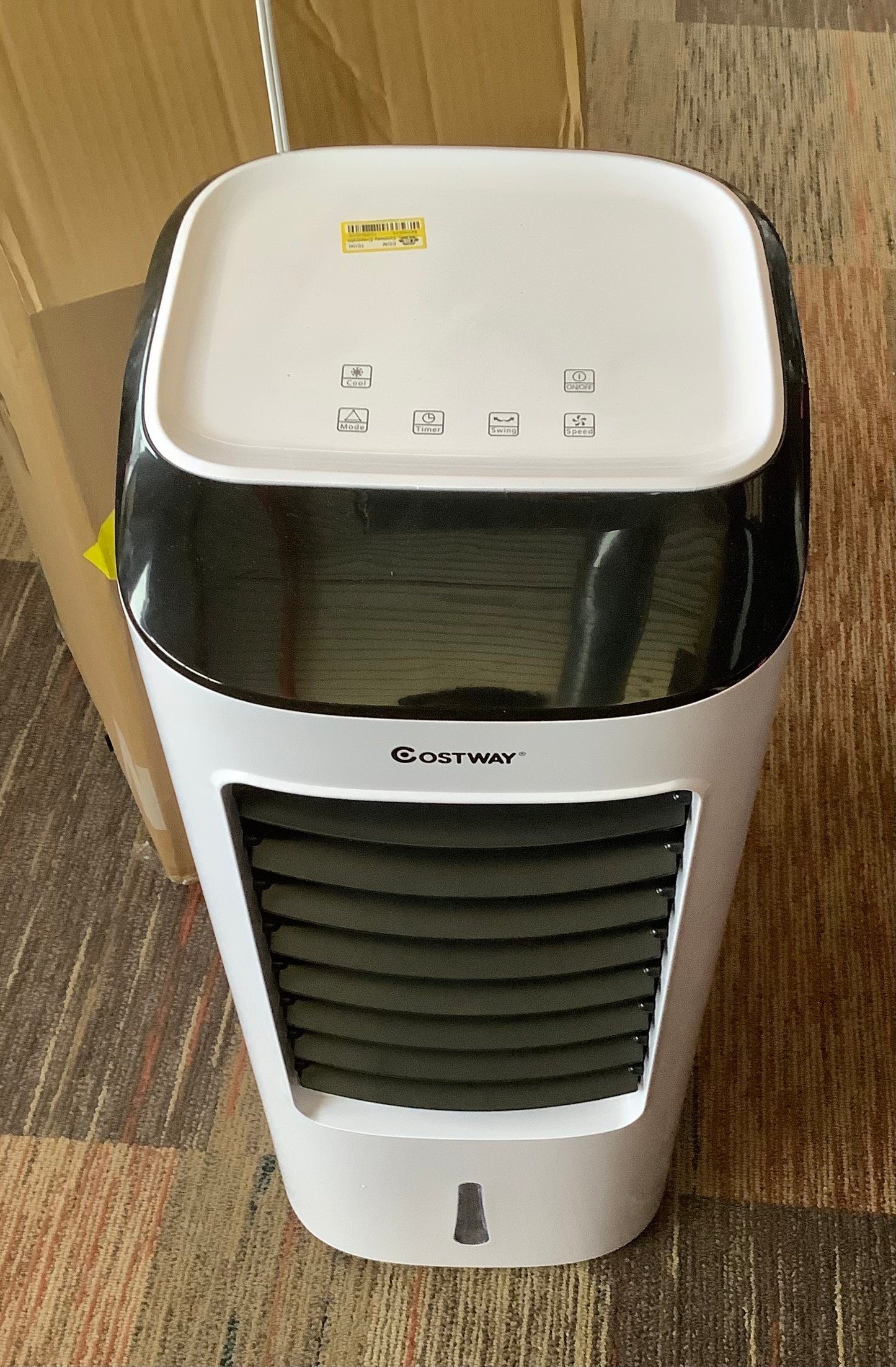 Costway Evaporative Portable Air Cooler Fan & Humidifier with Filter Remote Control