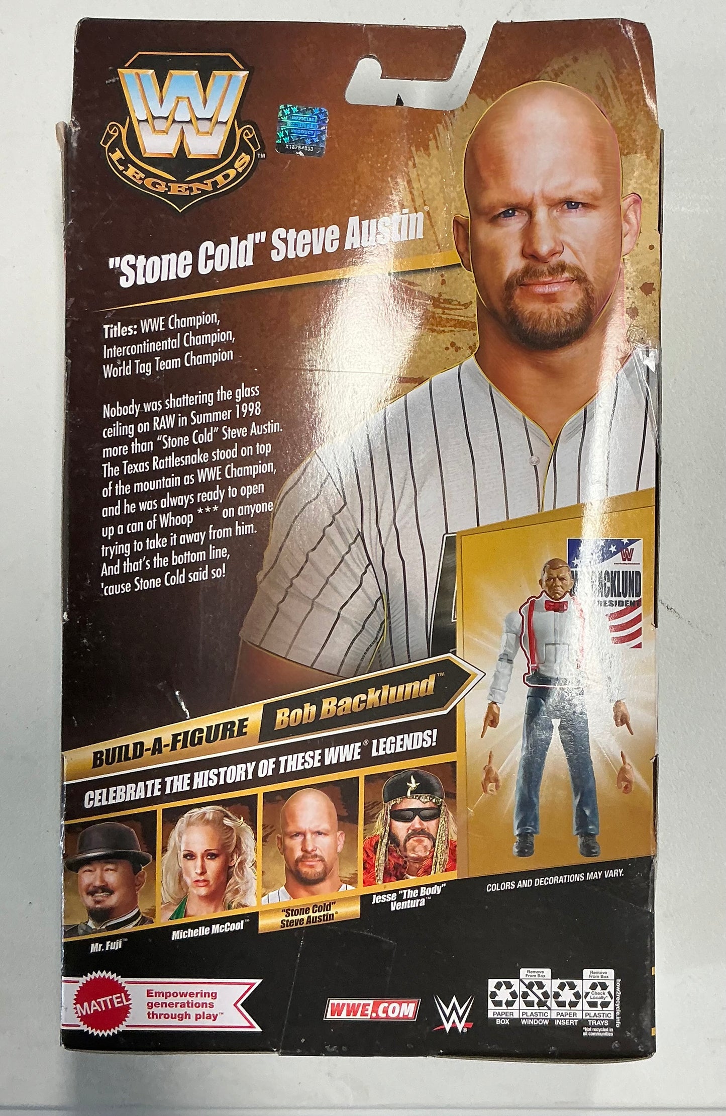 WWE Elite Legends - Action Figure & Accessories, Series 30, 6" Set - Box Damage (see pictures)