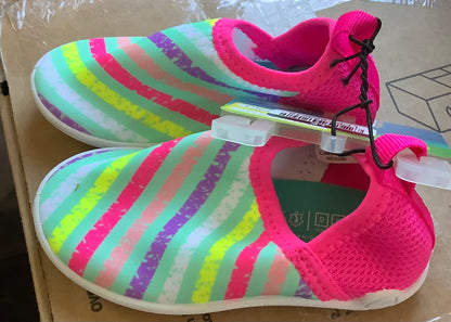 (Clearance)FINAL SALE Kids Size Small 5-6 Girls Speedo Splash Bootie - Stripes