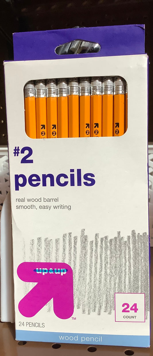 #2 Wood Pencils 24ct